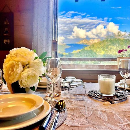 Charming Family Chalet For 8 People, With Private Hot Tub Les Clefs Luaran gambar